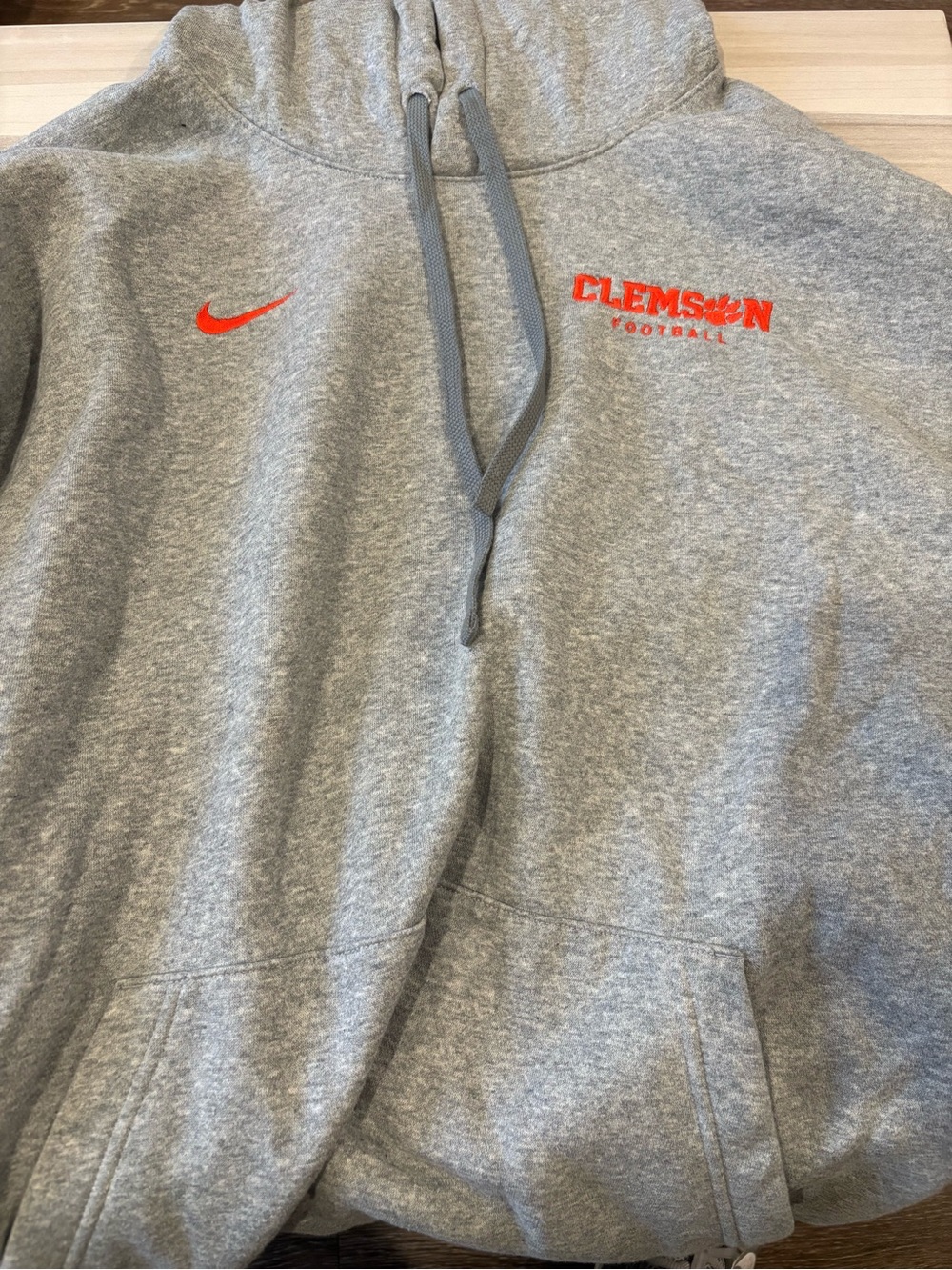Clemson Football Grey hoodie